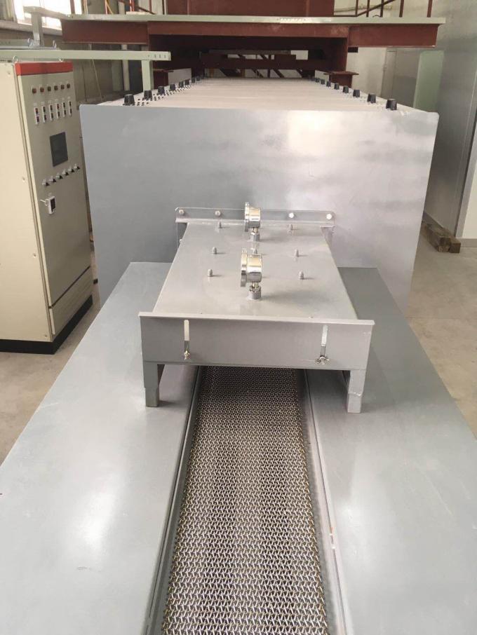 On Site Assembled Mesh Belt Optical Glass Annealing Kiln