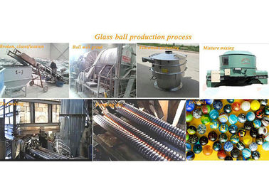 16mm 20mm 25mm Colored Glass Ball Production Line