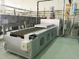 High Precision Mesh Belt Type Optical Glass Strip Annealing Furnace, Max. 750 °C