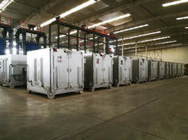20-50 Liter Box Type Glass Material Melting Furnace For Electrical Industry