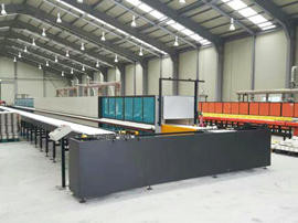90-270KW 380Volt Electric Heating Ceramic Roller Kiln Furnace