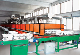 Modular Assembly Ceramic Roller Kiln Gas Fired  Customizable