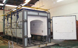 High Performance Daily Ceramic Gas Fired  Kiln Shuttle Kiln 90-270KW 380V