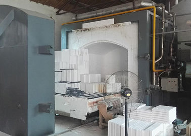 1700 ℃ Gas ( Oil ) Ultra - High Temperature Firing Shuttle Kiln