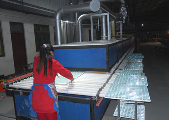 Energy Saving Multi Layer Ceramic Fiber Insulation 950℃ Electric Industrial Glass Tempering Furnace
