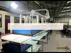 Industrial Heating Electric Industrial Furnace With Bevel Gear Roller Transmission