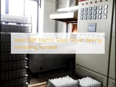 Mesh Belt Electric Glass Flower Baking Annealing Furnace