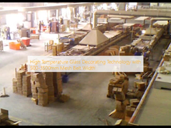 High Temperature Glass Decorating Technology with 500-3500mm Mesh Belt Width