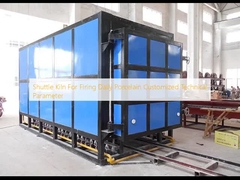 Shuttle Kiln For Firing Daily Porcelain Customized Technical Parameter