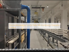Precise Temperature Control Roller Kiln Continuous Operation Furnace